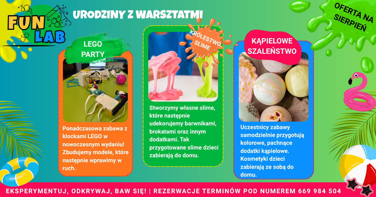 Oferta letnich imprez urodzinowych